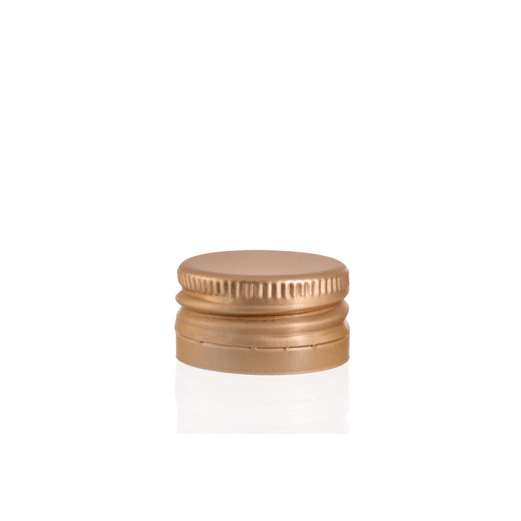 Screw on, crown, mechanical stoppers - Aluminium stopper with thread copper low