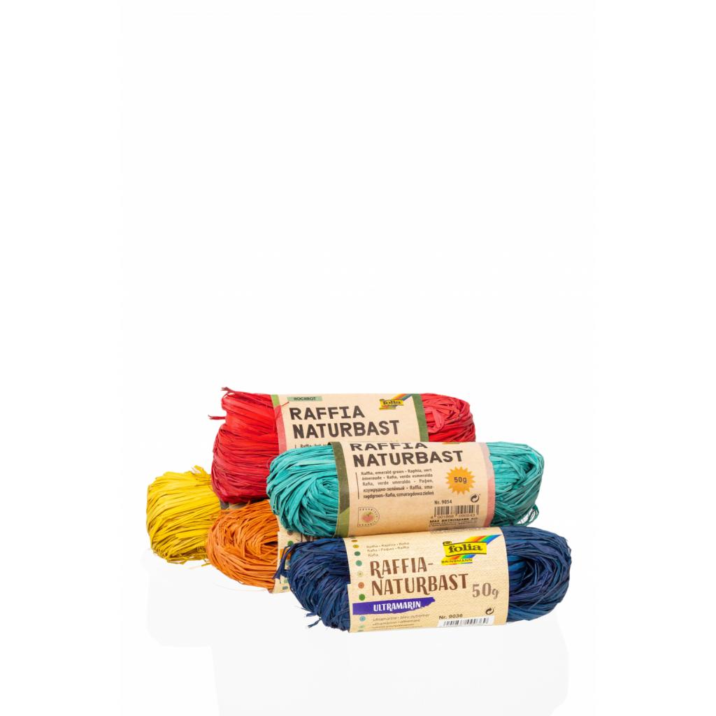 Gift packaging - Colored raffia
