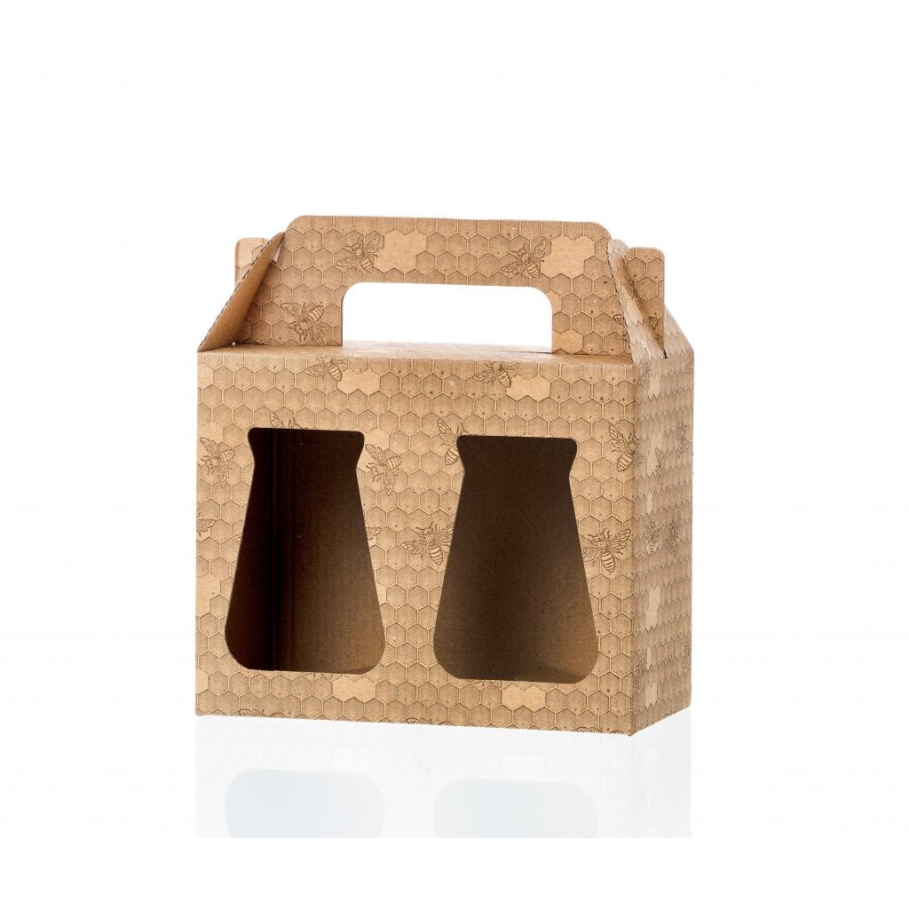 Für Imker - Flaschenträger 2x555 ml (bedruckt)