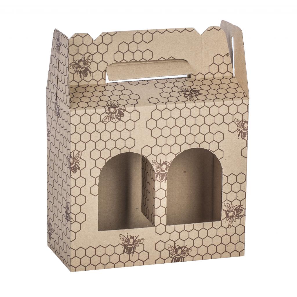 Für Imker - Flaschenträger 2x720 ml (bedruckt) 