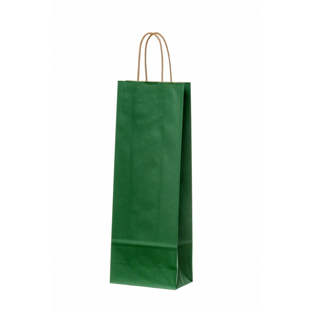 Paper gift bags - Paper bag green color