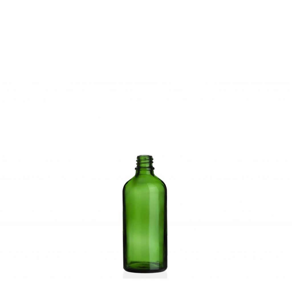 Flaschen für Sirupe (Hydrolate), ätherische Öle - Grüne Flasche – PE 18 Gewinde