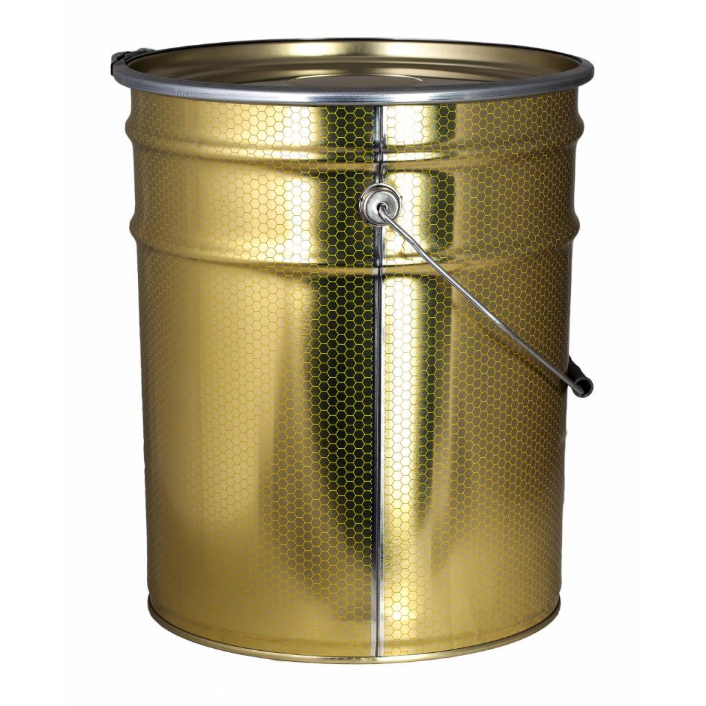 Für Imker - Honigdose aus Weißblech (mit Spannringdeckel)