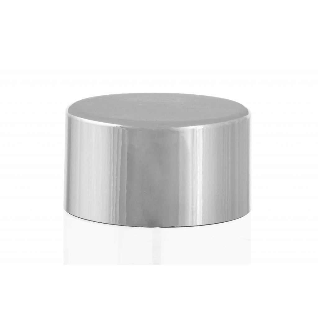 Screw on, crown, mechanical stoppers - Stopper metal thread silver