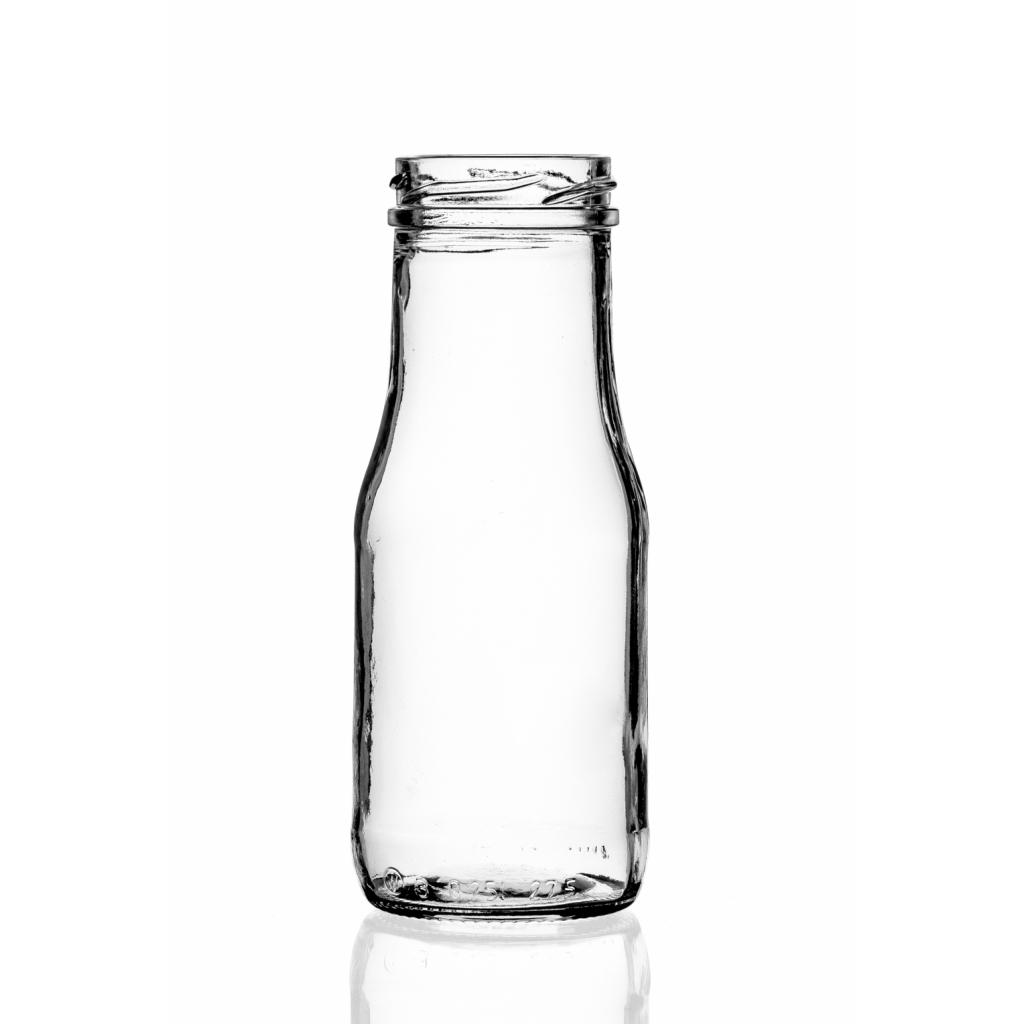 Juice, water and milk bottles - Milch  