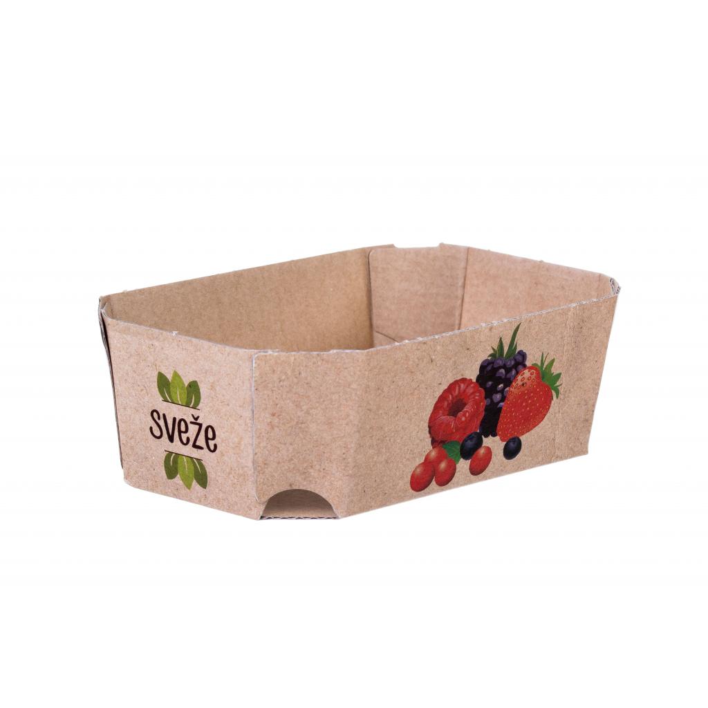 Fruit, pastry packaging - Cardboard packaging for fruit 500g
