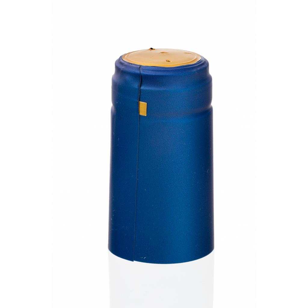 PVC kapice - PVC kapica modra + zlati krogec 