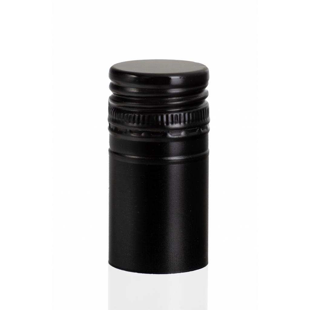 Na navoj, kronski, mehanski zamaški - Zamašek ND 30/60 z navojem črni