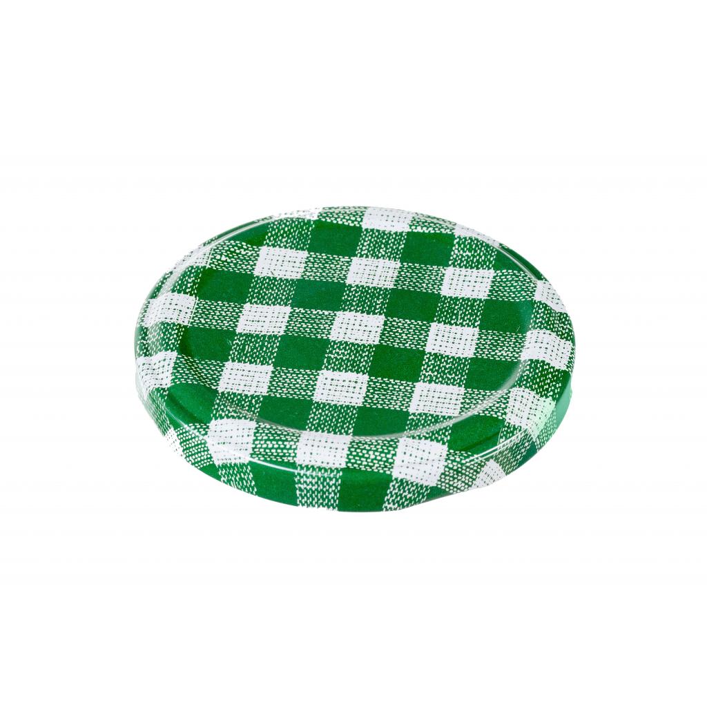 Twist-off lids - TWIST-OFF lid green checkered