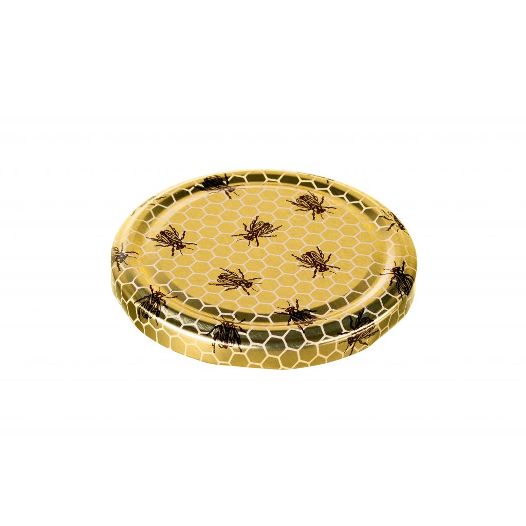 Twist-Off Verschlüsse - Twist-Off-Verschlüsse Motiv „Waben und Biene“