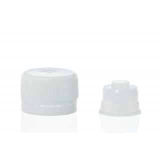 Sprayers, pumps, droppers, pipettes - Lock white PP 28 DROPPER