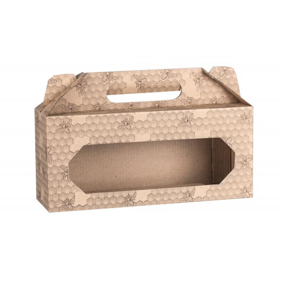For beekeepers - Cardboard carrier  3x400 printed ( horizontal )