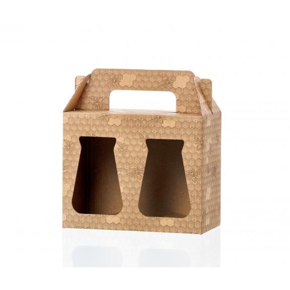 Für Imker - Flaschenträger 2x555 ml (bedruckt)