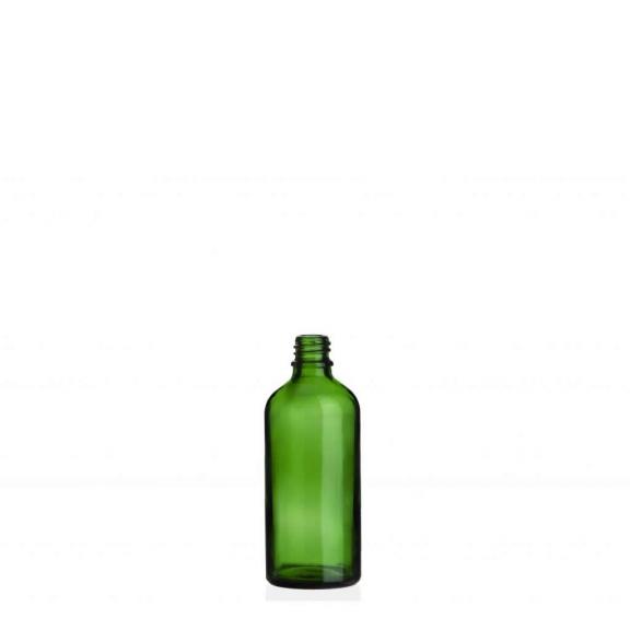 Bottles for syrups (hydrolates), essential oils - Green bottle PE18