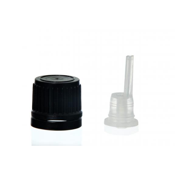 Sprayers, pumps, droppers, pipettes - Propolis stopper with dropper black PP18