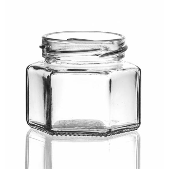 T.O. Gewindegläser - Sechskantglas „Esagonale“