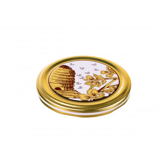 Twist-Off Verschlüsse - Twist-Off-Verschlüsse Motiv „Bienenstock“