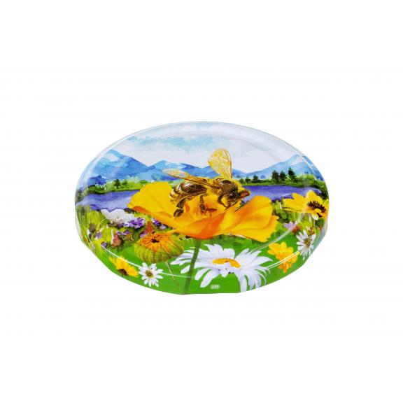 Twist-Off Verschlüsse - Twist-Off-Verschlüsse Motiv „Wald- und Gebirgshonig Biene“